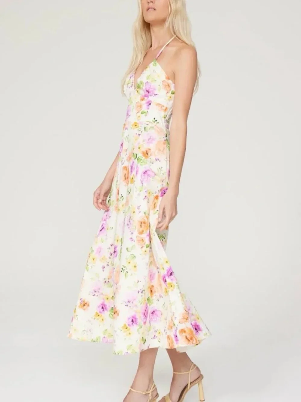 Favorite Daughter The Halting Traffic Dress Maxi Anthropologie Oahu Watercolor